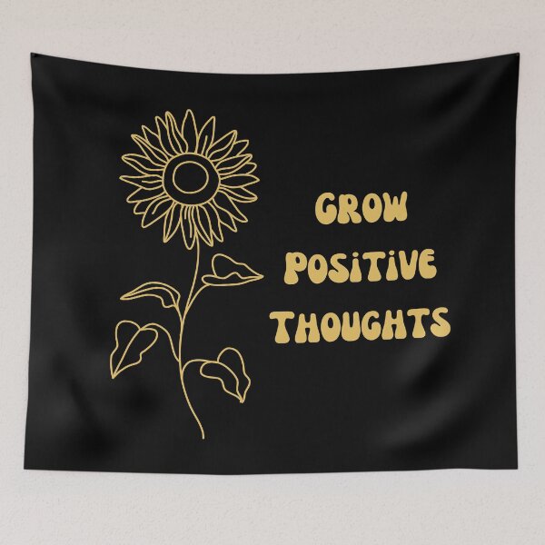 Item preview, Grow Positive Thoughts Motivational Quote designed and sold by Trendz by Ami.