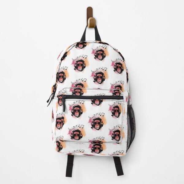 Item preview, Cool monkey with headphones and glasses designed and sold by martindesignden.