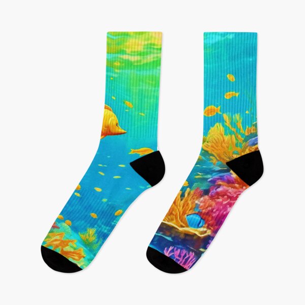 Item preview, Underwater Scene in Cool Tones designed and sold by Health And Fitness Posts e-Store.