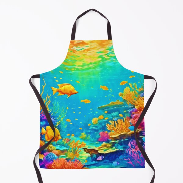 Item preview, Underwater Scene in Cool Tones designed and sold by Health And Fitness Posts e-Store.