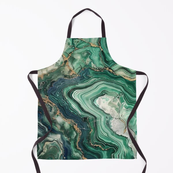 Artikelvorschau, Abstrakte Kunst Malachit Steinplatte Blau Grün Beige entworfen und verkauft von fluffstuffgifts.