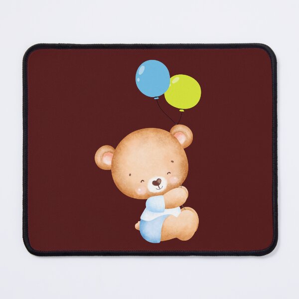 Item preview, Teddy Bear with Balloon Cute and Friendly designed and sold by BababuuuPrint.