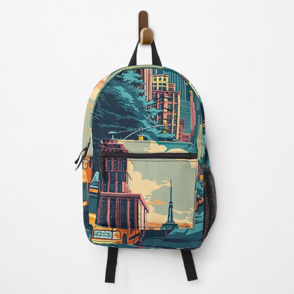 Item preview, Sunset over the New York skyline with the iconic yellow taxis and the Empire State Building designed and sold by Jerhus.