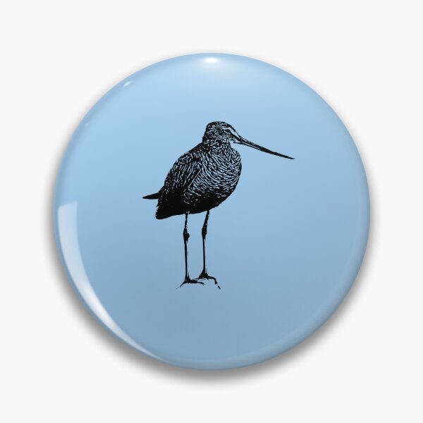 Item preview, Marbled Godwit Black Design  designed and sold by designsasstultd.