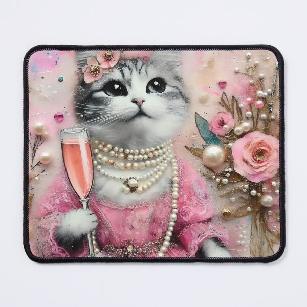 Item preview, Adorable Kitty with A Drink designed and sold by Angelandspot.