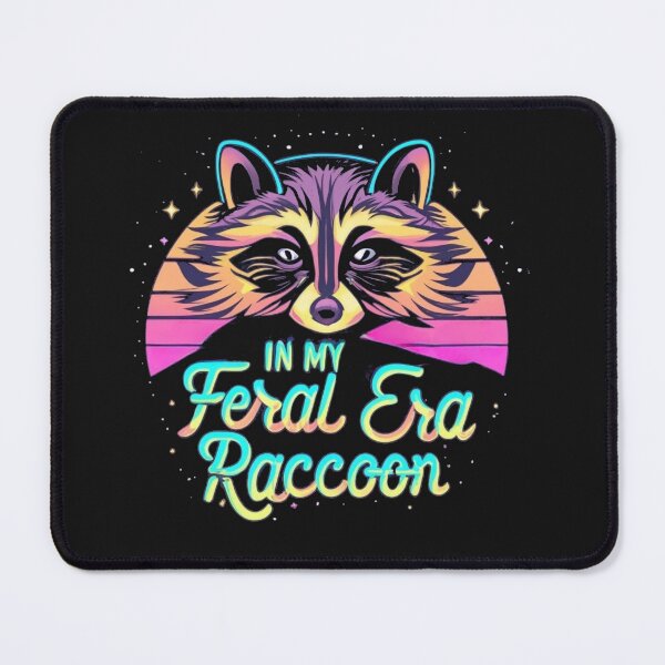 Item preview, In my Feral Era Raccoon in Cosmic Typography  designed and sold by Pawel Oska.