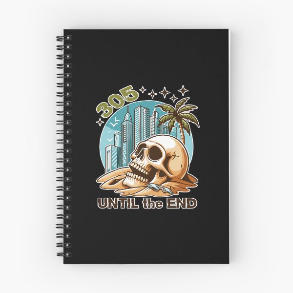 Item preview, 305 UNTIL the END - Skull on Miami Beach designed and sold by patriotwardrobe.