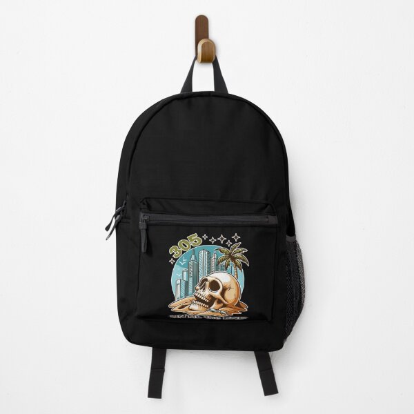 Item preview, 305 UNTIL the END - Skull on Miami Beach designed and sold by patriotwardrobe.