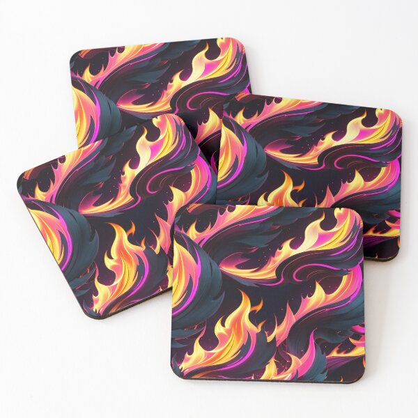 Item preview, Abstract Pink Fire Pattern designed and sold by TheArtOfPat.