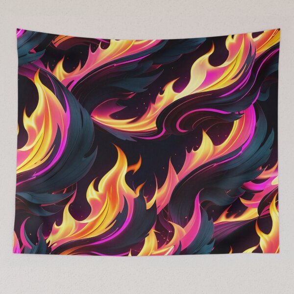 Item preview, Abstract Pink Fire Pattern designed and sold by TheArtOfPat.