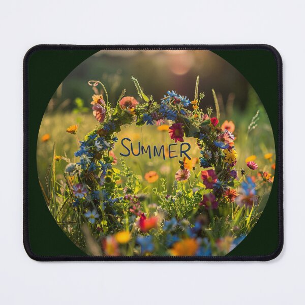 Item preview, Summer Splendor: Macro Floral Wreath designed and sold by Ace Apparel Attire.