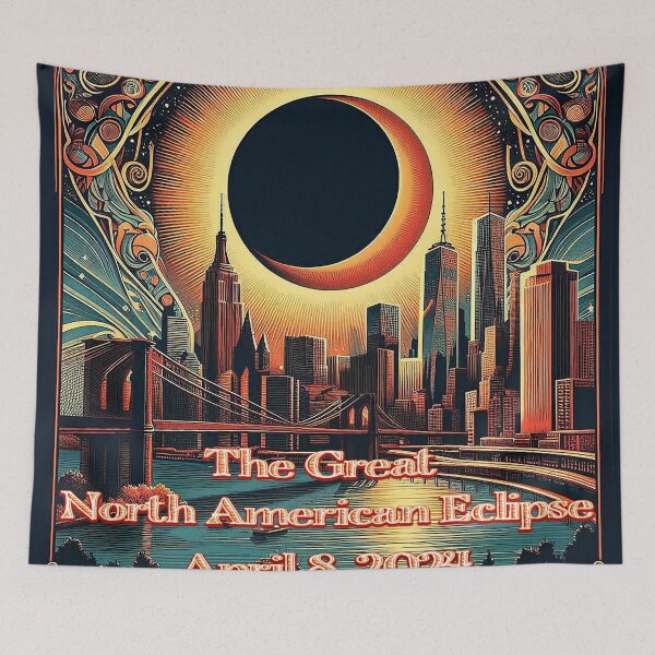 Item preview, Great North American Eclipse designed and sold by Foxlindesigns.