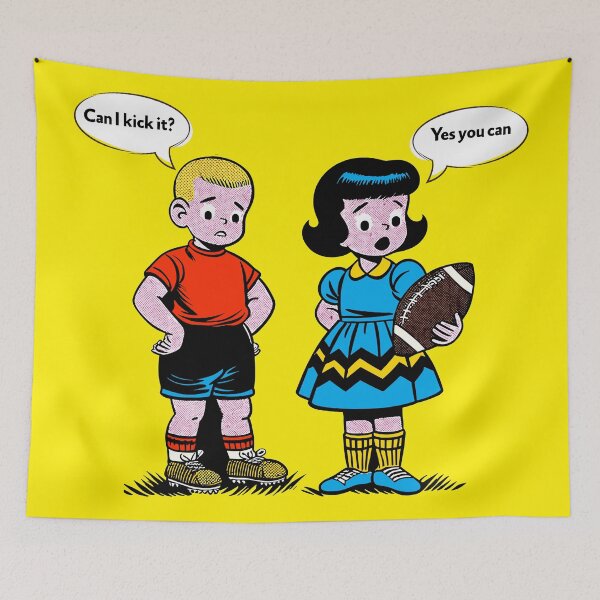 Item preview, Can I kick it? Yes you can.retro Art designed and sold by toobel.