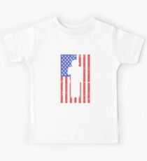 Ameircan Amputated Missing Arm Amputee Gift Kids Tee