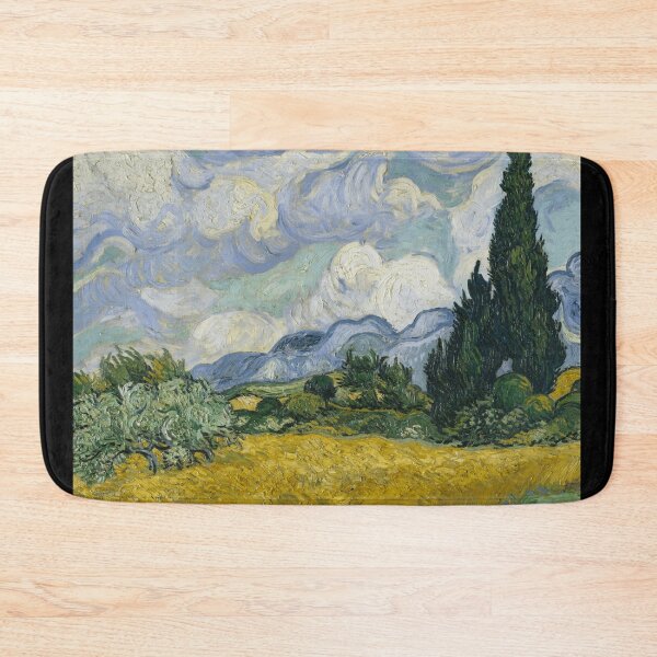 Item preview, Vincent van Gogh 'Wheat Field with Cypresses' designed and sold by saywhatcreative.