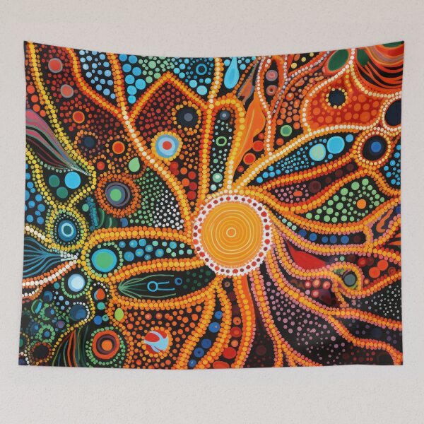 Item preview, Psychedelic aboriginal art,  designed and sold by Vilemo.