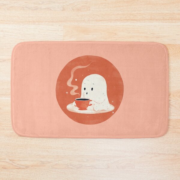 Item preview, Coffee-Loving Ghost - Ghostie in the Fall designed and sold by MedvedMagazine.