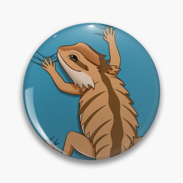 Item preview, Bearded dragon on wall designed and sold by CharlizardxD.