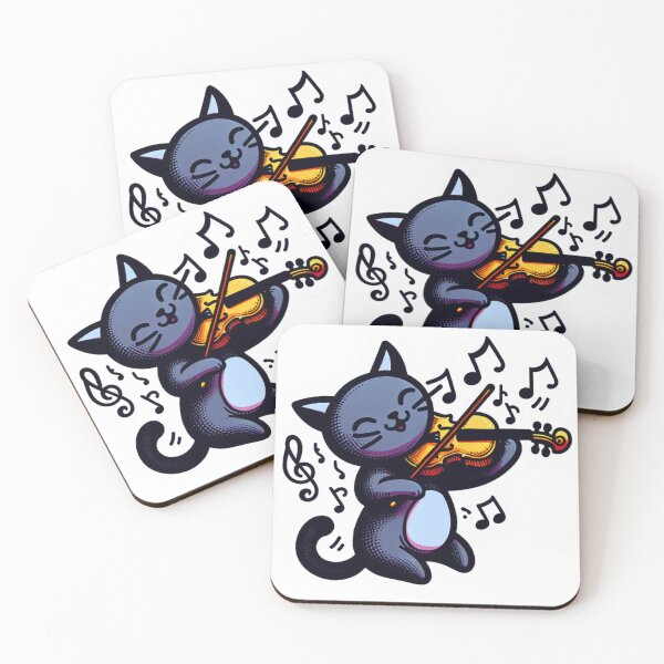Item preview, musical cat designed and sold by caroldarlene.