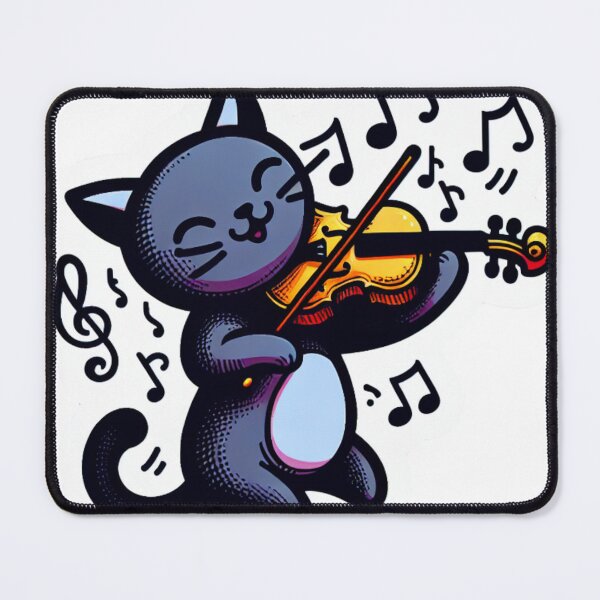 Item preview, musical cat designed and sold by caroldarlene.