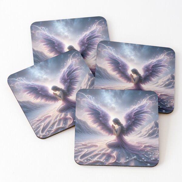 Item preview, Violet Praying Angel designed and sold by ki-mer-a.