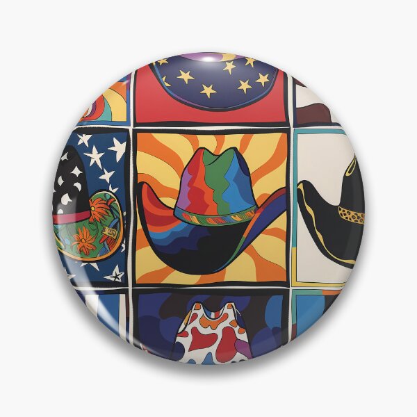 Item preview, Colorful Cowboy Hats Collection - Rodeo Western Wear designed and sold by David Balzen.