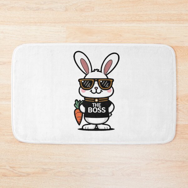 Item preview, My rabbit is the boss designed and sold by Corpsecutter.