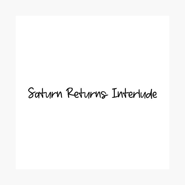 Item preview, saturn returns interlude designed and sold by KaiDee.