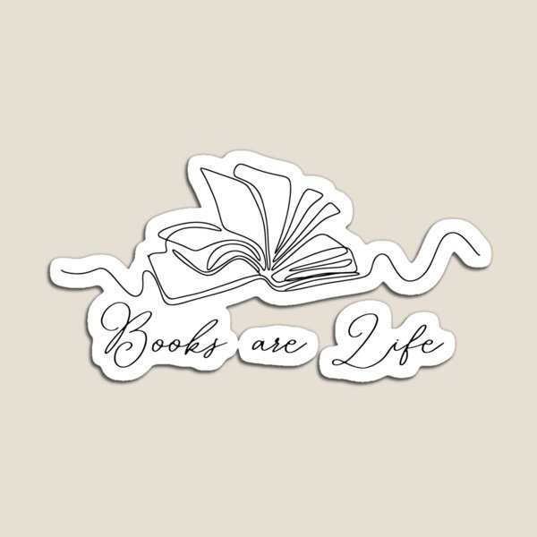 Item preview, Books are Life designed and sold by WearyWhimsy.