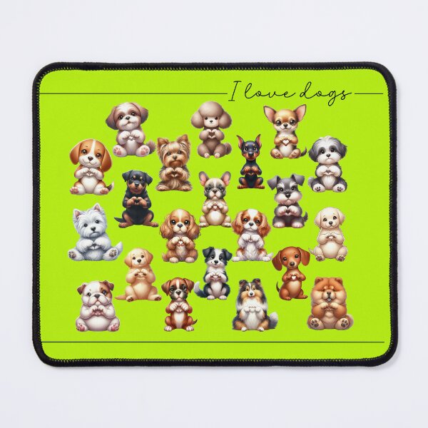 Item preview, I LOVE DOGS designed and sold by bridgetscollect.