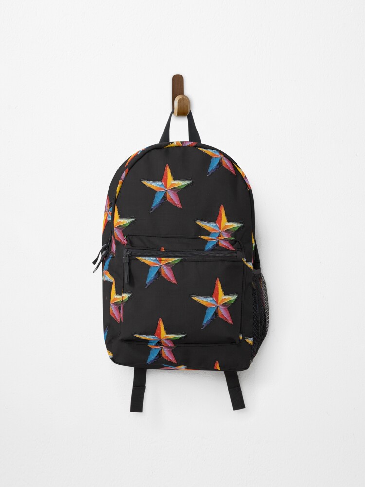 Thumbnail 1 of 3, Backpack, Star one  designed and sold by BubbleTextBox.