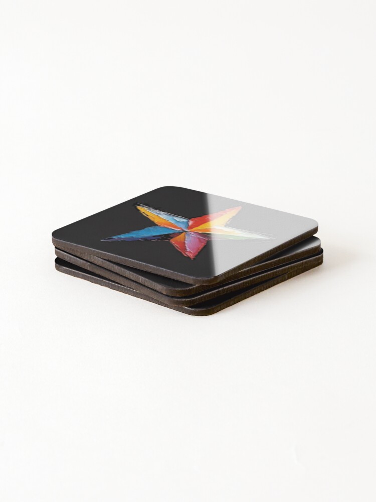 Thumbnail 4 of 5, Coasters (Set of 4), Star one  designed and sold by BubbleTextBox.