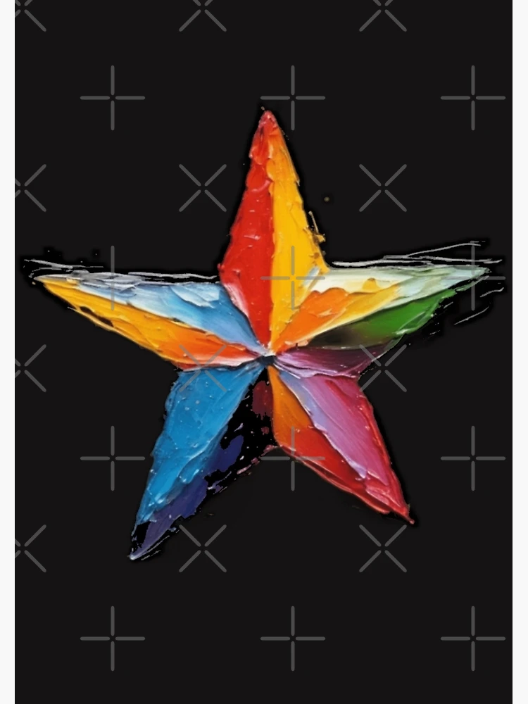 Thumbnail 3 of 3, Poster, Star one designed and sold by BubbleTextBox.