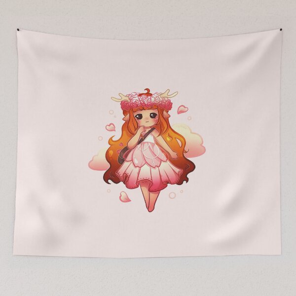 Item preview, Sweet Springtime Deer Chibi designed and sold by heysoleilart.