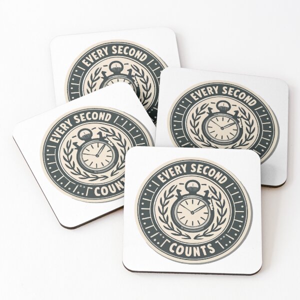 Item preview, Vintage Stopwatch and Laurel Wreath Design - Every Second Counts designed and sold by NiftyWrx.