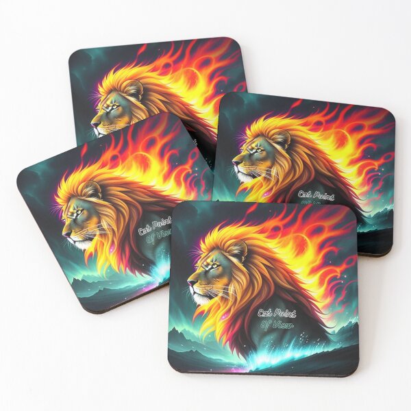 Item preview, Flaming Lion designed and sold by CatPointOfView.