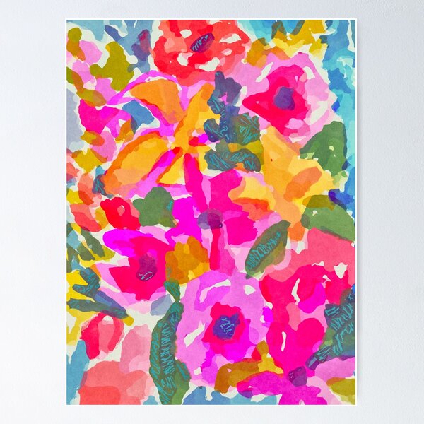 Item preview, Striking Magenta Floral Pattern  designed and sold by Suzanne Allard Design.