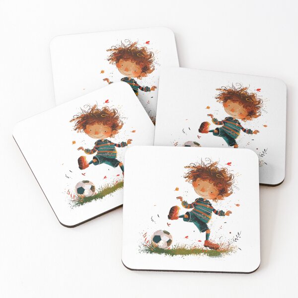Item preview, Little Boy Playing Soccer designed and sold by Liededrom..