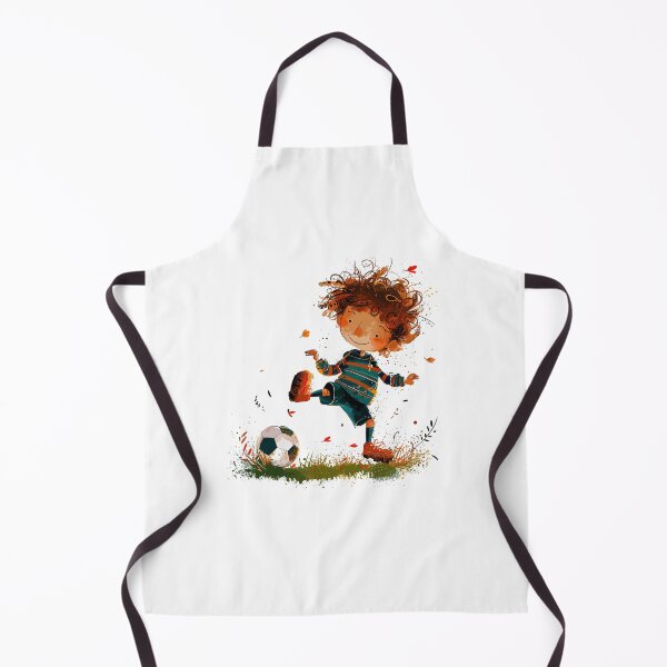 Item preview, Little Boy Playing Soccer designed and sold by Liededrom..