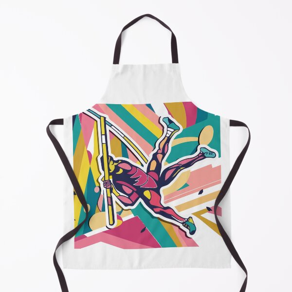 Item preview, Abstract Pole Vaulter - Modern Athletic Design designed and sold by NiftyWrx.