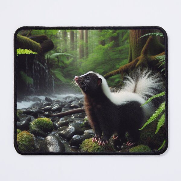 Item preview, Scented Sentry - Skunk's Watchful Posture designed and sold by ProgressMagnet.