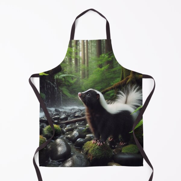 Item preview, Scented Sentry - Skunk's Watchful Posture designed and sold by ProgressMagnet.