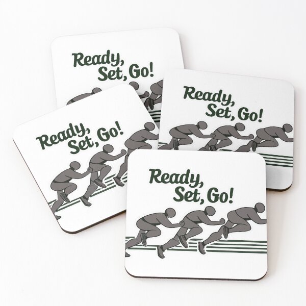 Item preview, Dynamic Sprinters 'Ready, Set, Go!' Illustration designed and sold by NiftyWrx.