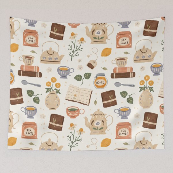 Item preview, Gouache Books and Tea designed and sold by ohjessmarie.