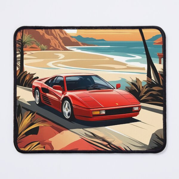 Item preview, Ferrari Testarossa Classic Car Supercar Sports Car Art designed and sold by kakarikihill.