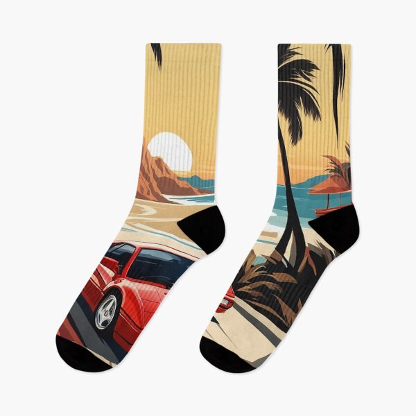 Item preview, Ferrari Testarossa Classic Car Supercar Sports Car Art designed and sold by kakarikihill.