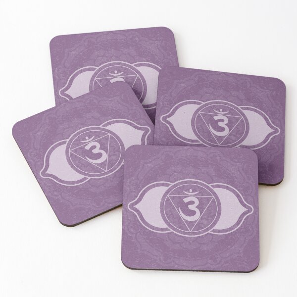 Item preview, Third Eye Chakra Mandala - Plum + Dust designed and sold by Irene Estelle.