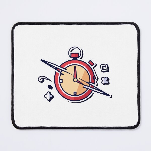 Item preview, Speedy Stopwatch Encompassed by Wind Illustration designed and sold by NiftyWrx.