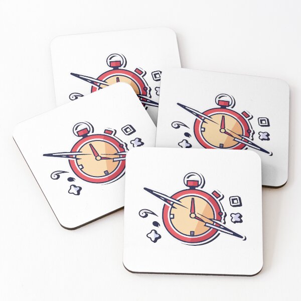Item preview, Speedy Stopwatch Encompassed by Wind Illustration designed and sold by NiftyWrx.