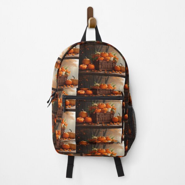 Item preview, Classic Vintage Halloween Pumpkins In Forest designed and sold by TheDarkWardrobe.